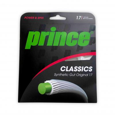 Prince Synthetic Gut Original 12.2 M Tennis Single String Blanc 1.25 mm