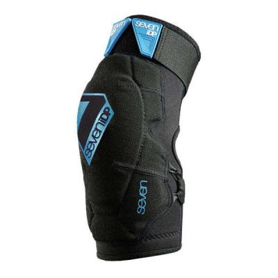 Seven flex coudieres adulte genouilleres enfant noir bleu