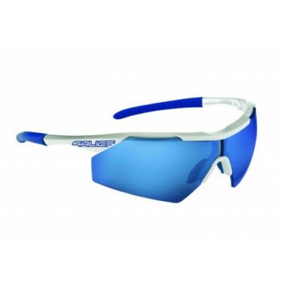 Salice 004RW Lunettes de Soleil, Blanc/RW Bleu