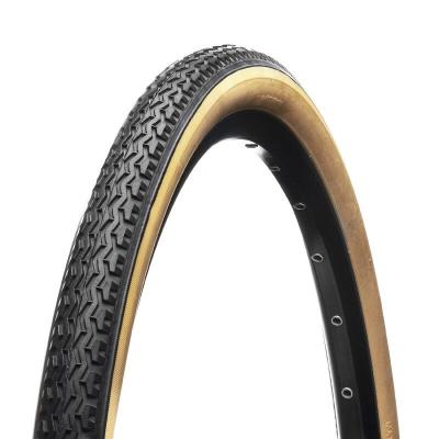Pneu de ville hutchinson junior 16 x 1 3 8 tringle rigide noir beige