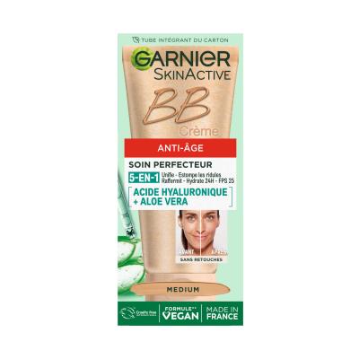 Bb Cr&egrave;me 5-en-1 Anti-&acirc;ge Teinte Medium Garnier - Le Tube De 50ml