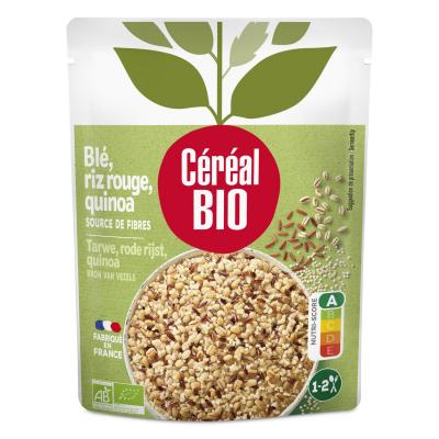 Bl&eacute; Micro-ondes Riz Rouge&Quinoa Bio Cereal - Le Sachet De 220 G