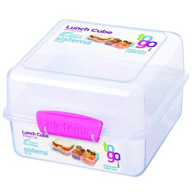 Sistema Porte-repas Polypropyl&egrave;ne to go 3 Compartiments 1,4 litres
