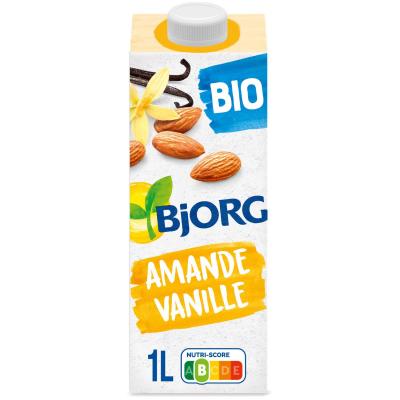 Boisson V&eacute;g&eacute;tale &Agrave; L'amande Vanille Bio Bjorg - La Brique De 1 L