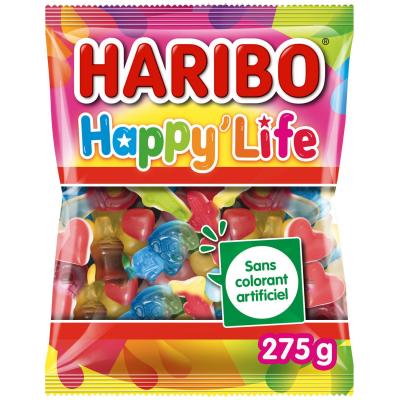 Haribo Bonbons Happy Life - Confiserie Assortie 275G - Lot de 6