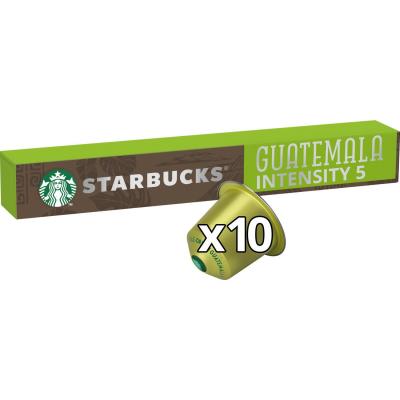 Starbucks Guatemala pour Nespresso. 10 Capsules