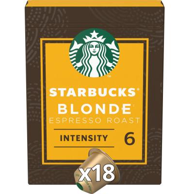 Capsules caf&eacute; Starbucks Nespresso Blonde Espresso Roast X18