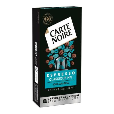 Cafe capsules Compatibles Nespresso Espresso classique n&deg;7