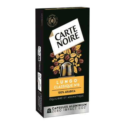 Cafe capsules Compatibles Nespresso Lungo Classique n&deg;6