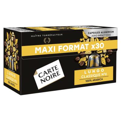 Caf&eacute; capsules Compatibles Nespresso Lungo Classique &deg;6