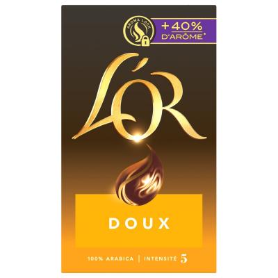 L Or caf&eacute; moulu doux 100% arabica intensit&eacute; 5