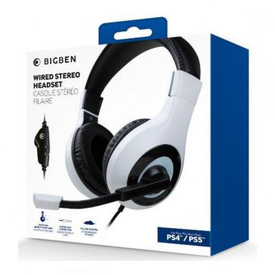 Casque Gaming St&eacute;r&eacute;o Blanc Ps5 - Le Casque