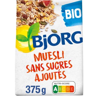 C&eacute;r&eacute;ales Muesli Bio Sans Sucres Ajout&eacute;s Bjorg - Le Paquet De 375 G