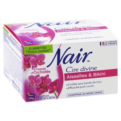 NAIR Cire Divine Aisselles et Bikini Orchid&eacute;e 100g