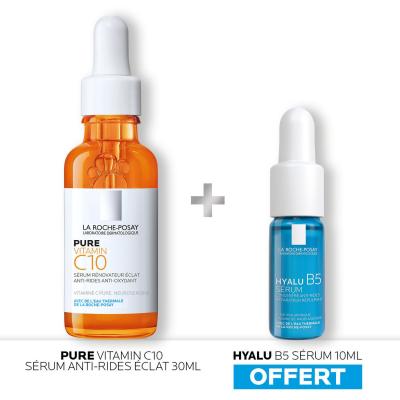 La Roche Posay Set Pure Vitamin C10 S&eacute;rum + Mini Hyalu B5 Serum