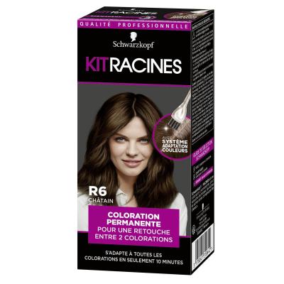 Coloration Permanente Permanente Ch&acirc;tain R6 Schwarzkopf - La Bo&icirc;te
