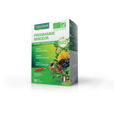 Programme Minceur Bio Lot de 3 boites ampoule Naturland