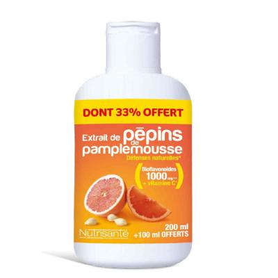 Vitavea Extrait de P&eacute;pins de Pamplemousse 200 ml + 100 ml Offerts