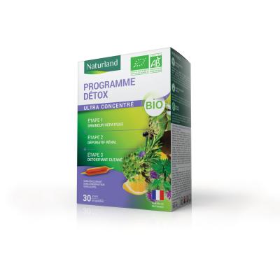 Naturland Programme D&eacute;tox Bio 30 Ampoules
