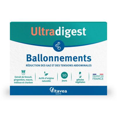 VITAVEA UltraDigest Ballonnements 30 g&eacute;lules