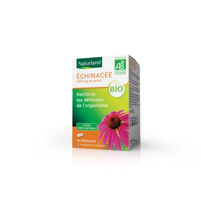Naturland &Eacute;chinac&eacute;e Bio 75 V&eacute;g&eacute;caps - Bo&icirc;te 75 v&eacute;g&eacute;caps