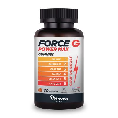 Vitavea Force G Power Max Gummies Saveur Cola 30uts
