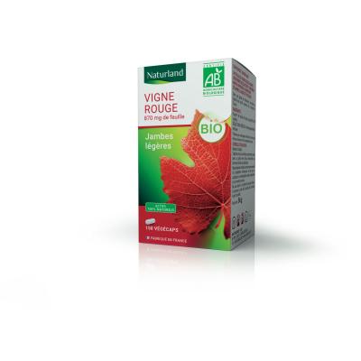 Vigne rouge bio, Jambes l&eacute;g&egrave;res 150 v&eacute;g&eacute;caps