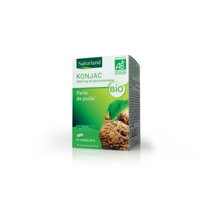 Compl&eacute;ment Alimentaire Konjac Bio Naturland - La Bo&icirc;te De 75 G&eacute;lules