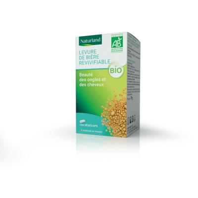 Naturland Levure de Bi&egrave;re Revivifiable Bio 150 V&eacute;g&eacute;caps
