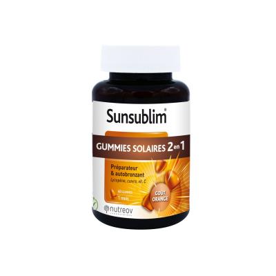 Nutreov Sunsublim Gummies 2en1 - 60 Gummies - Pot 60 gommes
