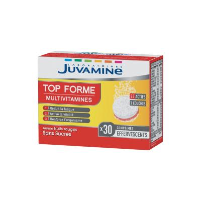 Top Forme Multivitamines 30 Comprimes Effervescents 2 Couches Juvamine