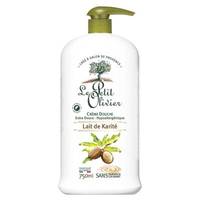 Cr&egrave;me De Douche Lait De Karit&eacute; Le Petit Olivier - Le Flacon De 750ml