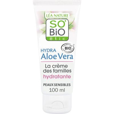 Cr&egrave;me Hydratante Bio de la Famille - Hydra Aloe Vera - SO'BiO &eacute;tic