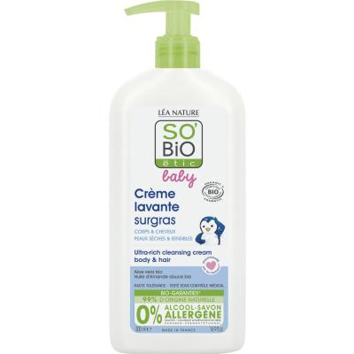 Cr&egrave;me Lavante B&eacute;b&eacute; Surgras Bio So'bio Etic - Le Flacon De 500 Ml