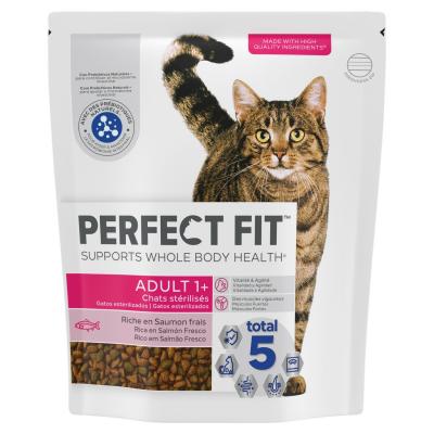 Perfect Fit Sterilis&eacute; Adult 1+ Riche en saumon - lot % : 5 x 1,4 kg