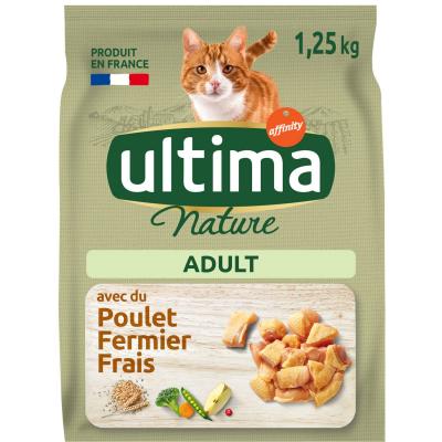Croquettes Pour Chat Au Poulet Ultimanature - Le Sac De 1,25kg
