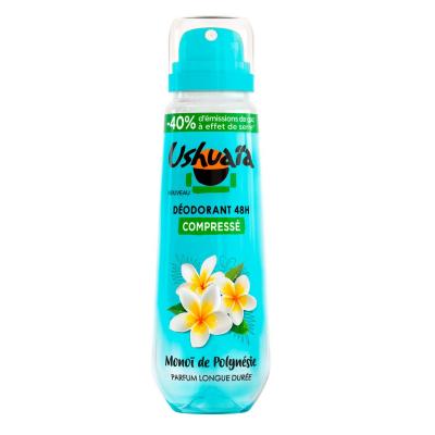 USHUAIA - Ushua&iuml;a D&eacute;odorant Compress&eacute; 48h Mono&iuml; de Polyn&eacute;sie 100 ml