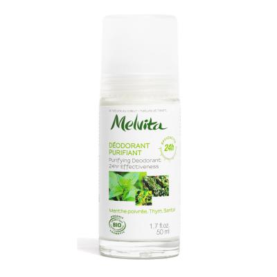 Melvita D&eacute;odorant Efficacit&eacute; 24h Bio 50 ml - Flacon-Bille 50 ml