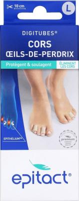 Cors, Oeils De Perdrix Digitubes Epithelium Taille L 1x10cm Epitact