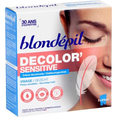 Berdoues Blond&eacute;pil Cr&egrave;me Visage D&eacute;colorante Sensible 2x25ml