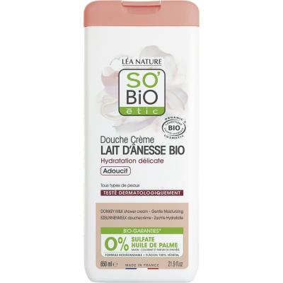 So Bio &Eacute;tic Gel douche hydratant douceur Lait d'&acirc;nesse 650 ml