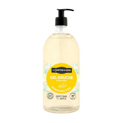 Gel Douche Extra Doux Au Mono&iuml; Des Iles Le Comptoir Du Bain - Le Flacon De 1l
