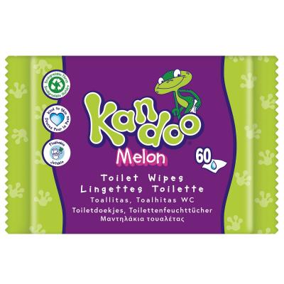 Kandoo Lingettes Recharge WC Melon 60 Units
