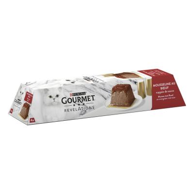 Purina Gourmet Revelations mousseline au boeuf pour chat (57 gr) 6 lots (24 x 57 g)