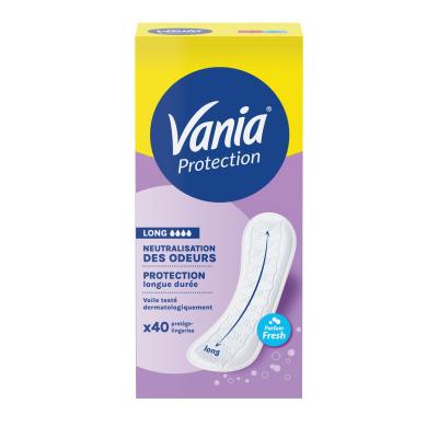 Vania Prot&eacute;g&eacute;-Slips Protection Long Fresh X40 - Bo&icirc;te 40 Prot&egrave;ge-Slips