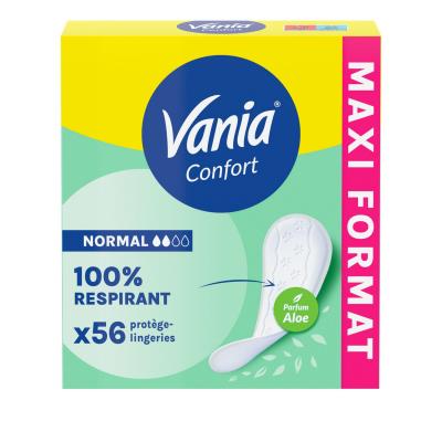 Vania Prot&eacute;g&eacute;-Slips Confort Aloe Vera X56 - Bo&icirc;te 56 prot&egrave;ge-lingeries