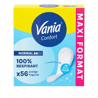 Vania Prot&eacute;g&eacute;-Slips Confort Fresh X56 - Bo&icirc;te 56 Prot&egrave;ge-Slips