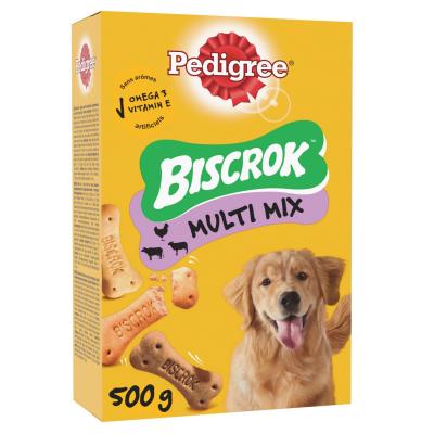 Biscrock Biscuits 3 Saveurs pour Chien 500 GR Pedigree 