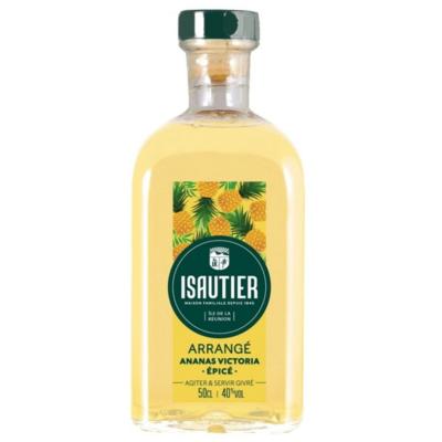 Rhum arrang&eacute; Isautier Ananas Victoria - R&eacute;union, 40% vol. - 50 cl