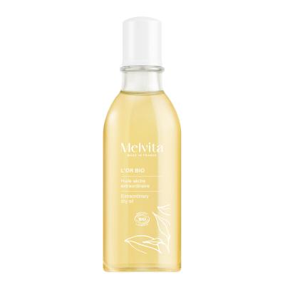 Soin Corps Et Cheveux L'or Bio Huile S&egrave;che Extraordinaire Melvita - Le Flacon De 50ml